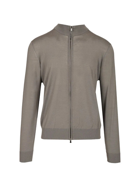  Al Duca D’aosta 1902 Cardigan à Fermeture Zippée - Gris 