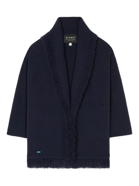  Alanui Cardigan à Franges - Bleu 