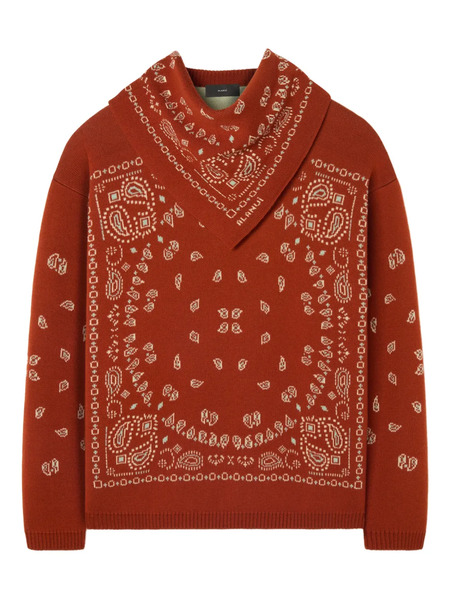  Alanui Pull à Motif Cachemire - Marron 