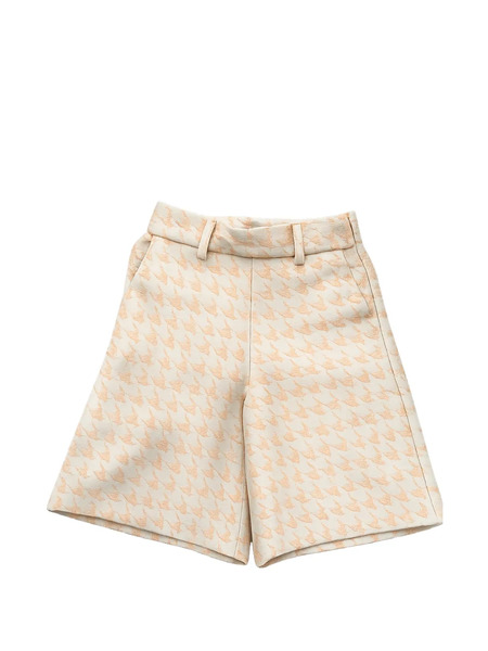  Alapage Short à Motif Pied-de-poule - Bleu 