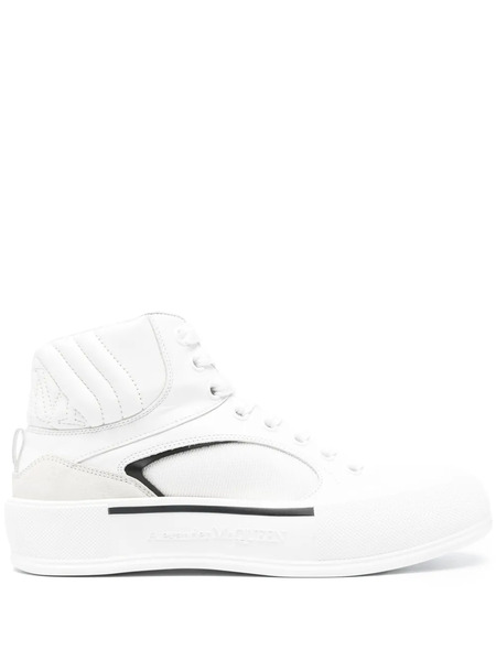  Alexander Mcqueen Baskets à Broderies Seal - Blanc 