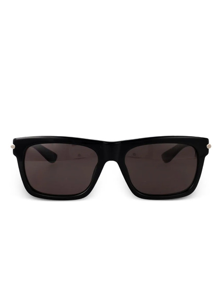  Alexander Mcqueen Eyewear Lunettes De Soleil à Monture Carrée - Noir 