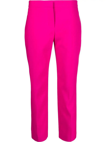  Alexander Mcqueen Pantalon Court à Coupe Droite - Rose 