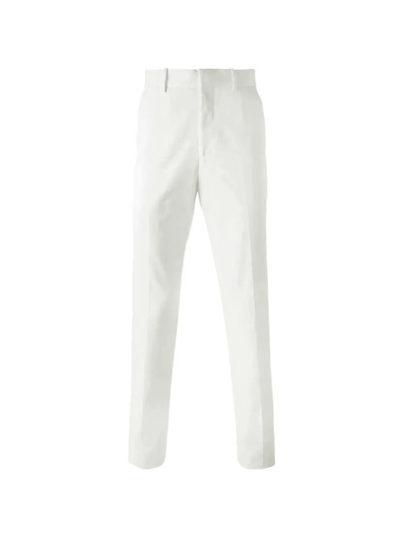  Alexander Mcqueen Pantalon De Costume à Plis Marqués - Blanc 