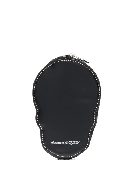  Alexander Mcqueen Petit Portefeuille Skull à Zip - Noir 