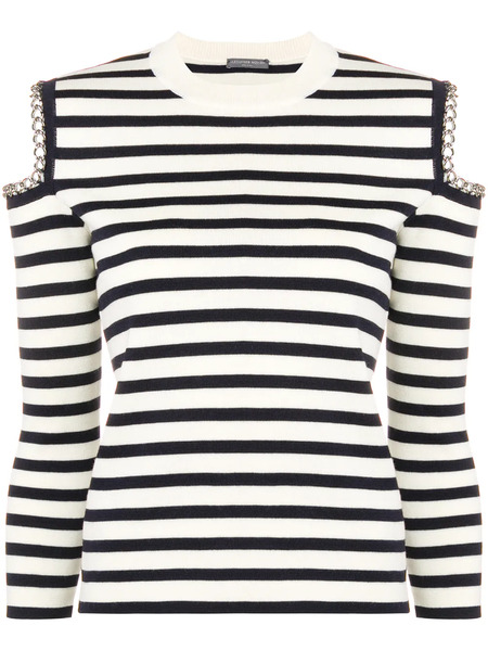  Alexander Mcqueen Pull Rayé - Tons Neutres 