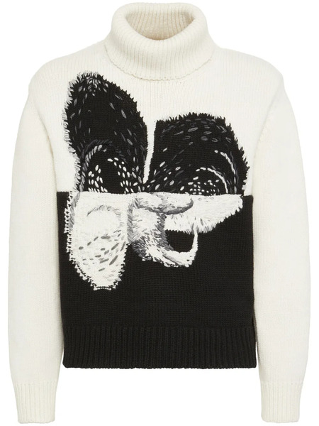  Alexander Mcqueen Pull Spliced Orchid - Blanc 