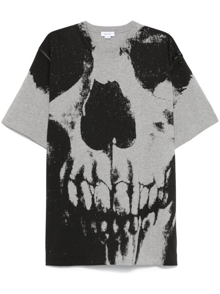  Alexander Mcqueen T-shirt à Motif Tête De Mort - Gris 