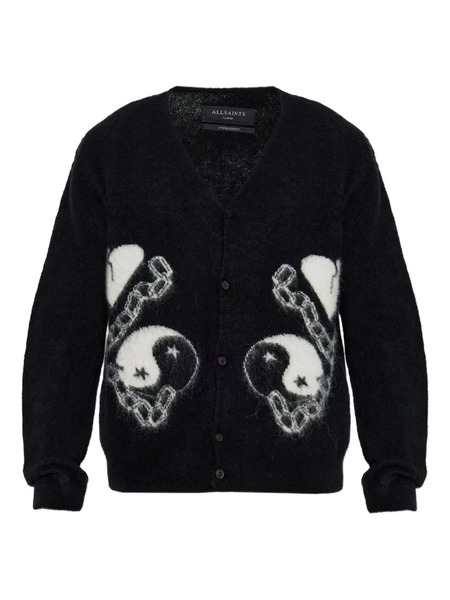  Allsaints Cardigan Reflection - Noir 
