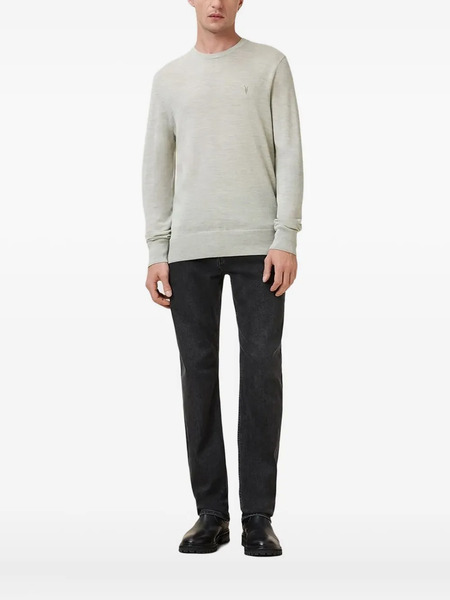  Allsaints Pull à Logo Brodé - Vert 
