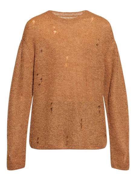  Allsaints Pull Edgin à Effet Usé - Marron 