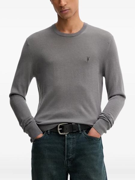  Allsaints Pull Mode à Logo - Gris 
