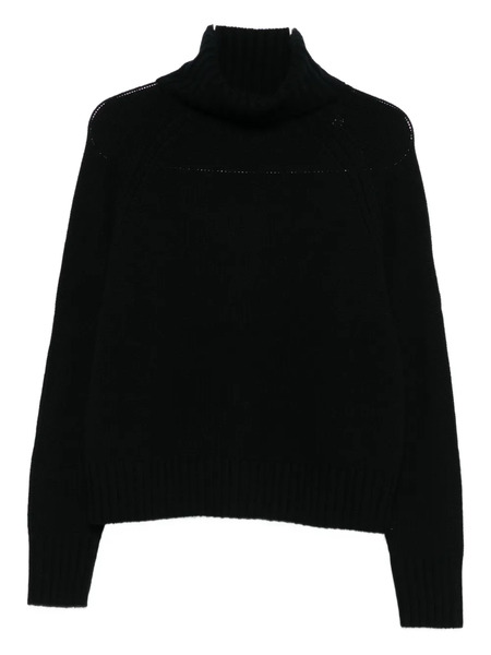  Allude Pull à Col Montant - Noir 