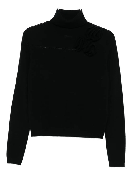  Allude Pull à Col Montant - Noir 
