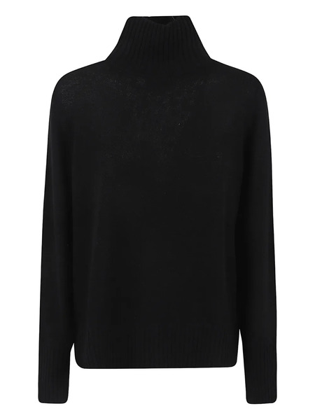  Allude Pull à Col Montant - Noir 