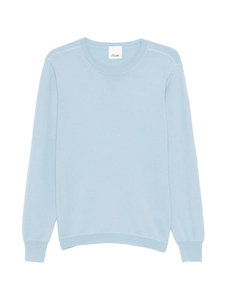  Allude Pull à Col Rond - Bleu 