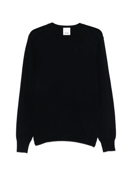  Allude Pull à Col Rond - Bleu 