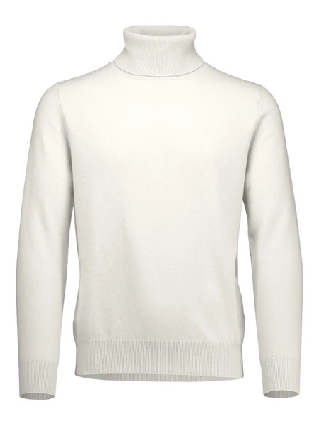  Allude Pull à Col Roulé - Blanc 