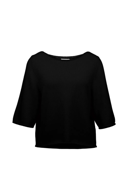  Allude Pull à Encolure Bateau - Noir 