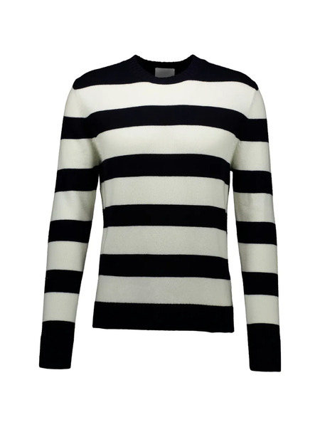  Allude Pull à Rayures - Blanc 