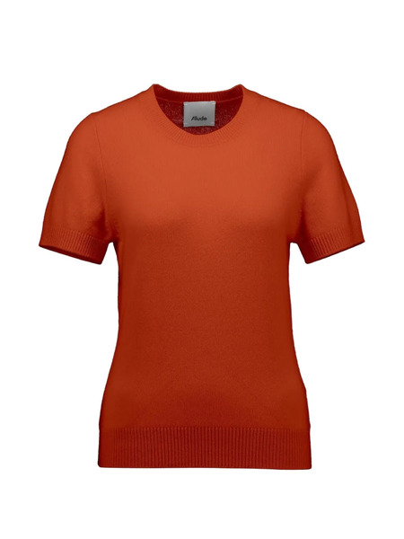  Allude Pull Ajusté à Manches Courtes - Orange 