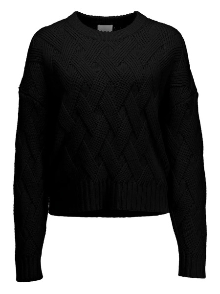  Allude Pull En Maille Torsadée - Noir 