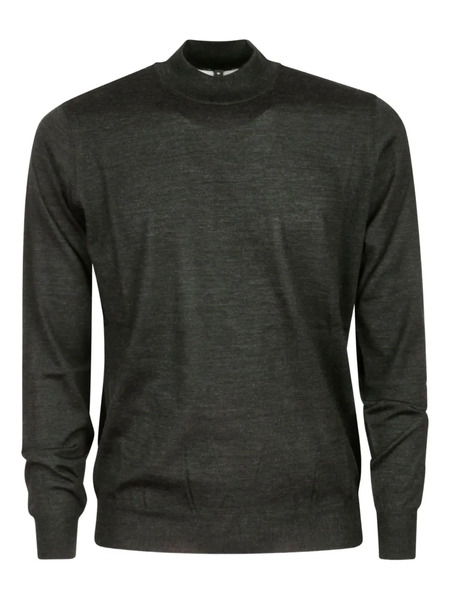  Alpha Industries Pull à Col Cheminée - Gris 
