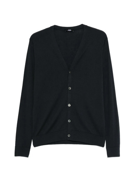  Alpha Studio Cardigan à Col V - Bleu 