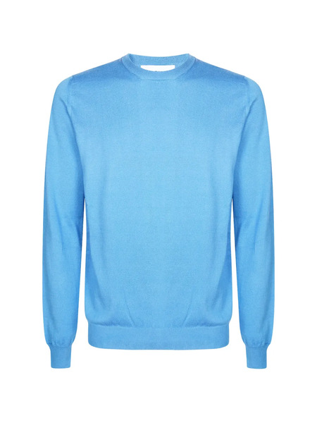  Alpha Studio Pull En Maille Fine - Bleu 