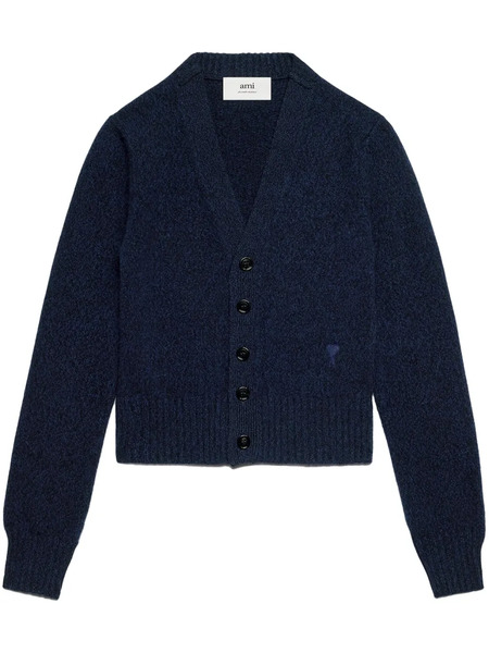  Ami Paris Cardigan Ami De Coeur - Bleu 