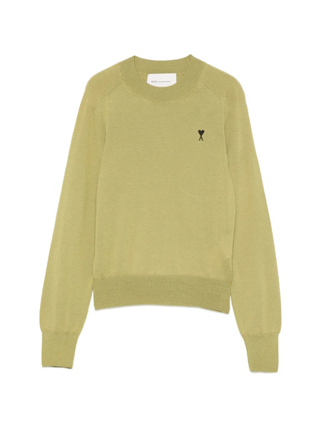  Ami Paris Pull Colour Block - Vert 