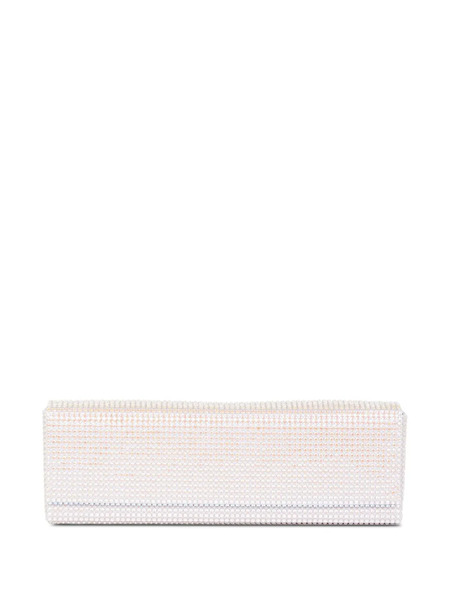  Amina Muaddi Pochette Amini Paloma - Blanc 