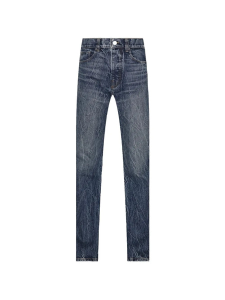  Amiri Jean Bootleg à Effet Délavé - Bleu 