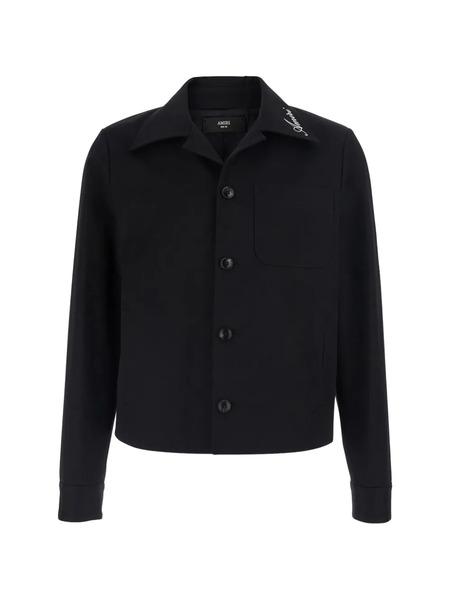  Amiri Logo-embroidered Jacket - Noir 