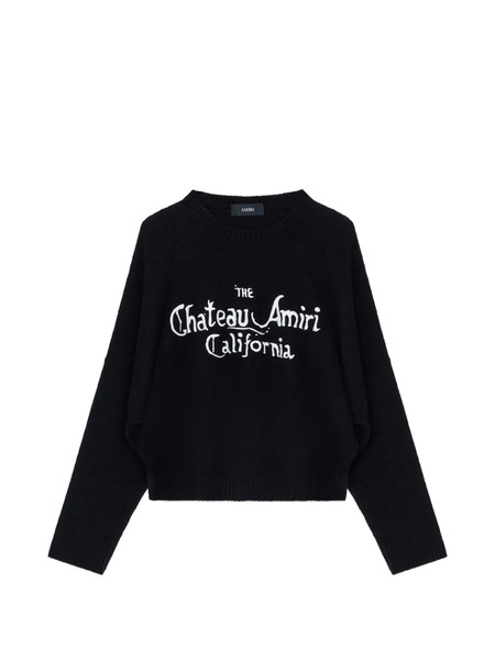  Amiri Pull à Détail De Logo - Noir 