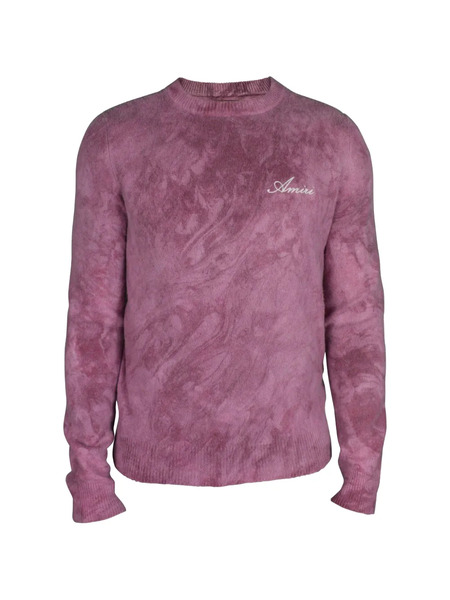  Amiri Pull à Logo Brodé - Rose 