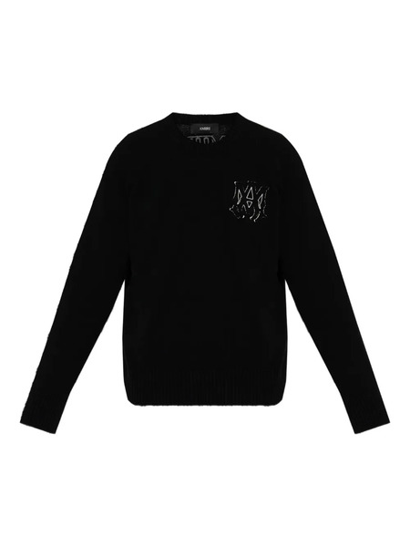  Amiri Pull Col Rond Ma - Noir 