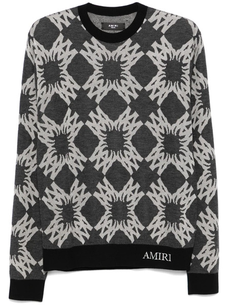  Amiri Pull Ma Quad - Gris 