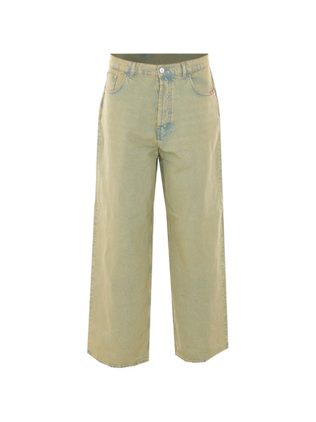  Amish Jean Bargers à Coupe Ample - Bleu 