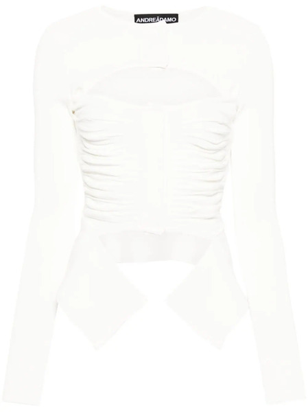  AndreĀdamo Cardigan X Ray - Blanc 