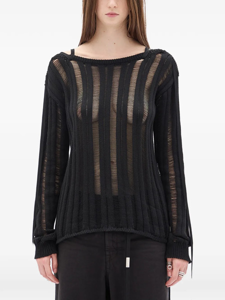  Ann Demeulemeester Pull Gala - Noir 