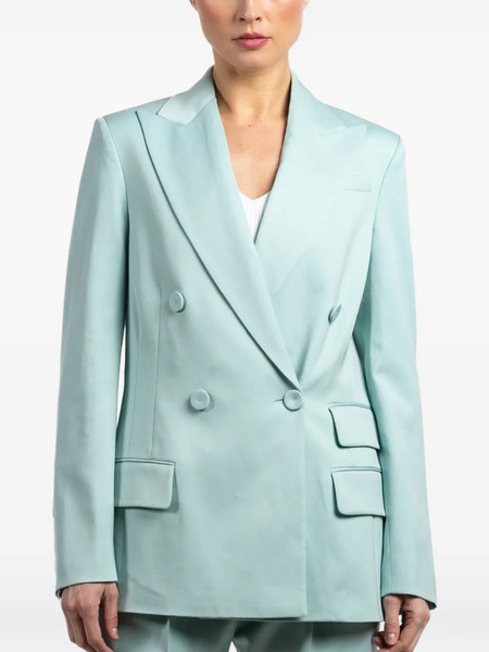  Another Tomorrow Blazer à Boutonnière Croisée - Bleu 
