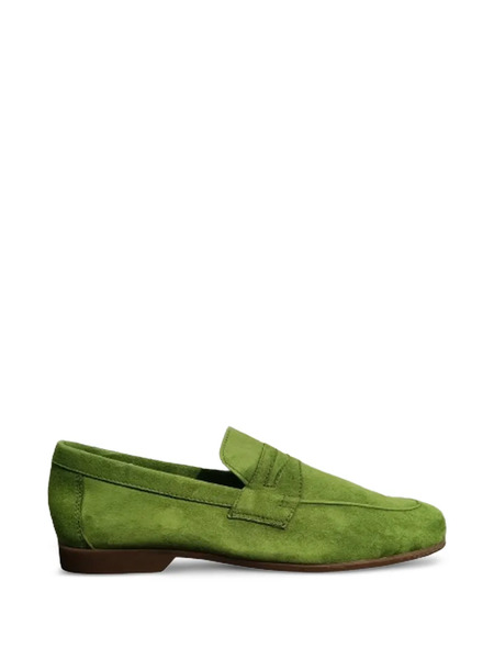  Antica Cuoieria Mocassins à Entaille Penny - Vert 