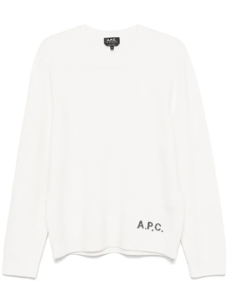  A.p.c. Pull Edward - Blanc 