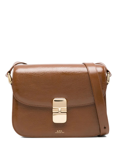 A.p.c. Sac à Bandoulière En Cuir - Marron 