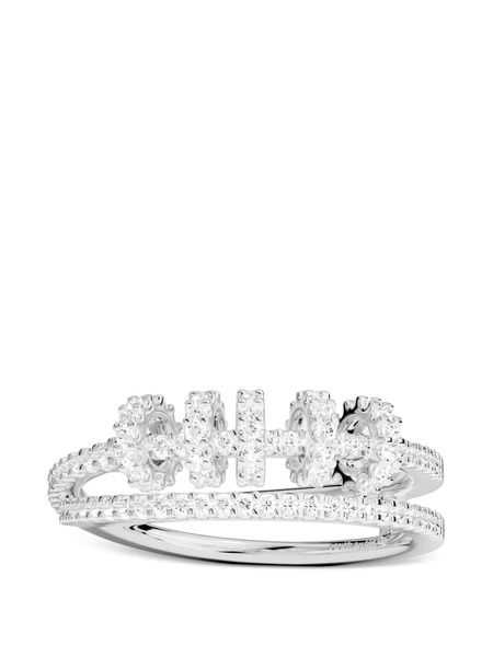  Apm Monaco Double Piercing Ring - Argent 