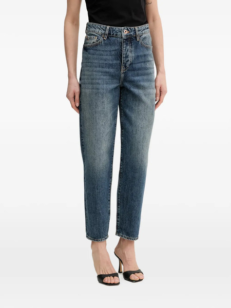  Armani Exchange Faded-effect Jeans - Bleu 