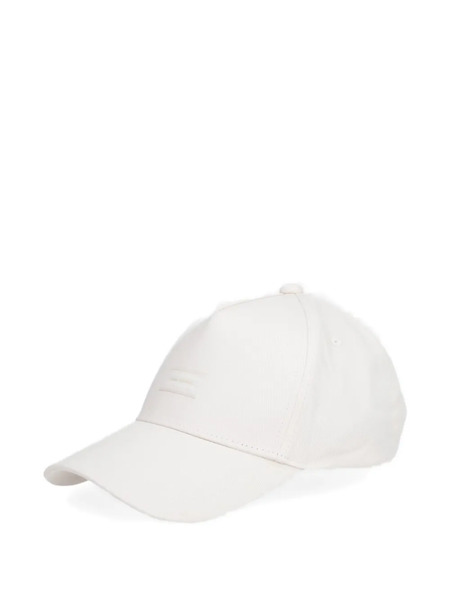  Armani Exchange Logo-patch Baseball Cap - Blanc 