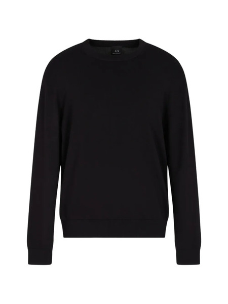 Armani Exchange Pull En Maille Fine - Bleu 