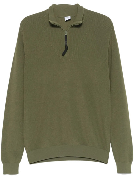  Aspesi Pull En Coton - Vert 